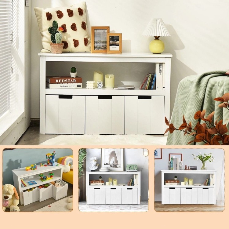 Organizer szafka z 3 dużymi szufladami 101 x 33 x 62 cm