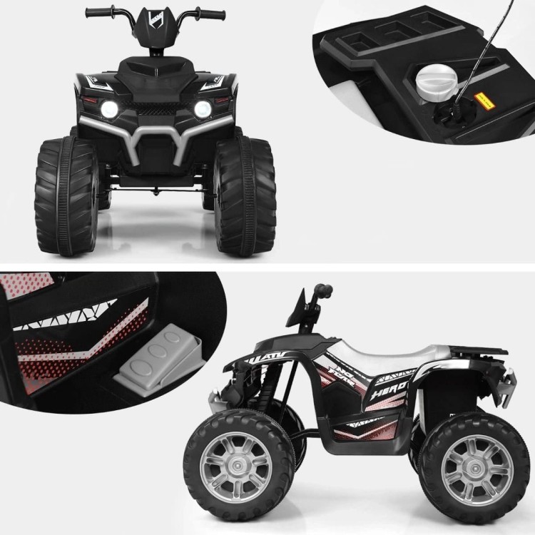 Elektryczny quad ATV dla dzieci z akumulatorem i światłami LED
