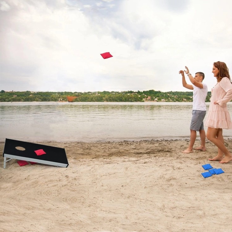 Składane tablice do gry Cornhole z workami do rzucania