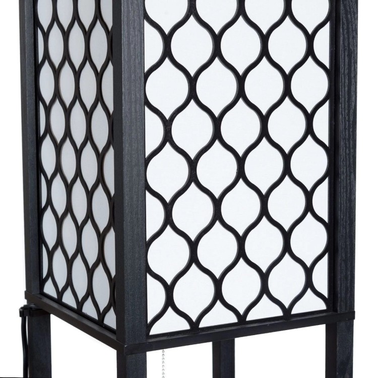 Nowoczesna lampa z regałem 160 cm