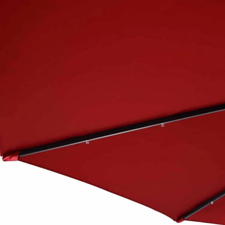 Parasol ogrodowy z solarnymi diodami led 300 cm