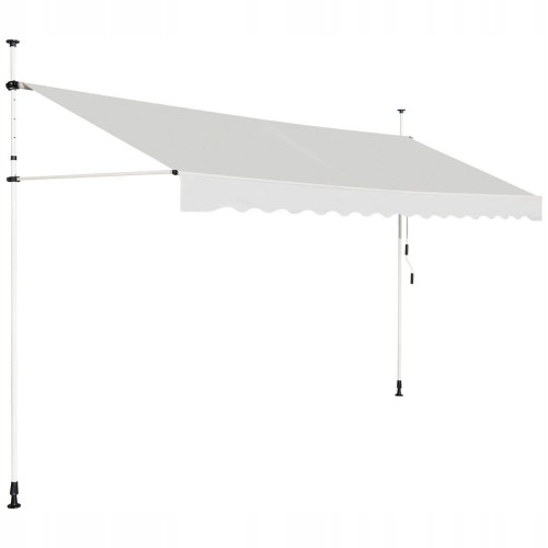 Markiza balkonowa rozporowa teleskopowa 395x120cm