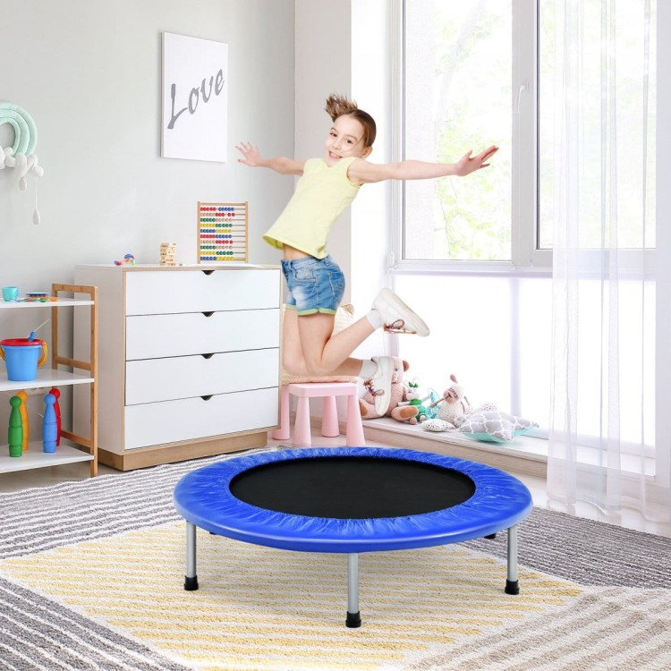 Składana trampolina do zabawy dla dzieci i ćwiczeń fitness