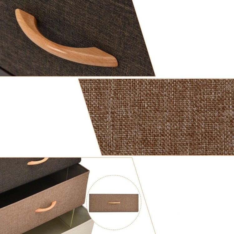 Komoda organizer ze składanymi 5 szufladami 58 x 29 x 99,5 cm