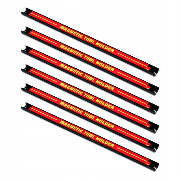 Zestaw listw magnetycznych na narzędzia 46cm (6 sztuk)