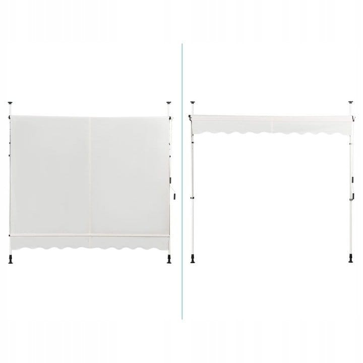 Markiza balkonowa rozporowa 250x120cm