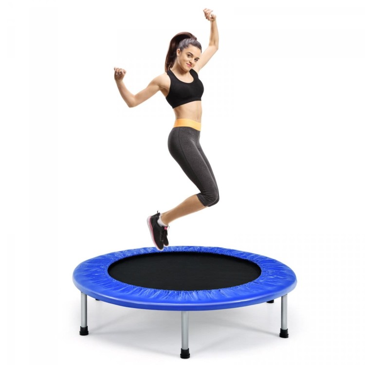 Składana trampolina do zabawy dla dzieci i ćwiczeń fitness