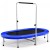 Podwójna trampolina do zabawy i ćwiczeń fitness z poręczą