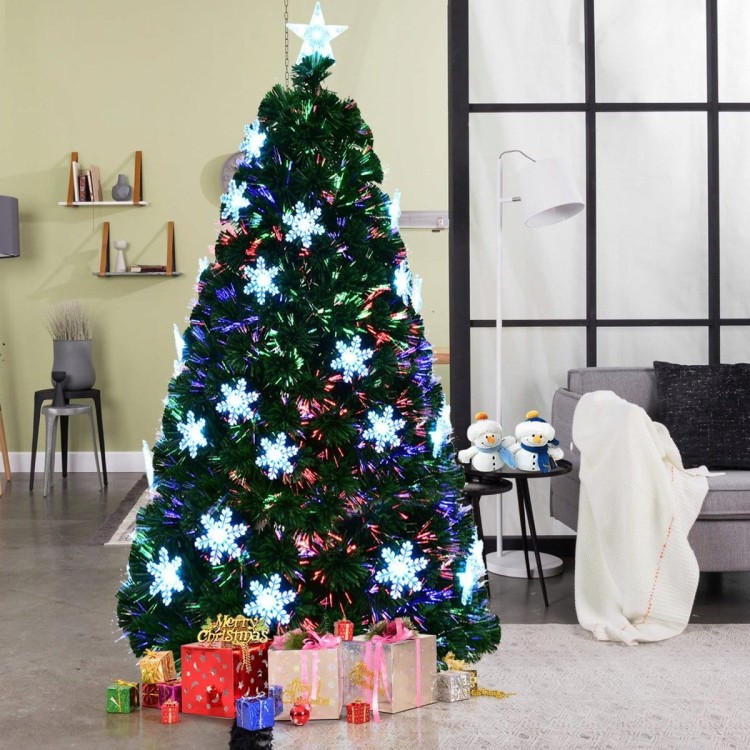 Sztuczna choinka led sosna ze stojakiem 210 cm