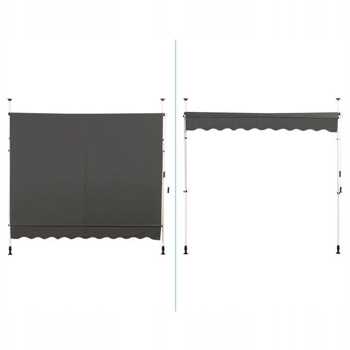 Markiza balkonowa rozporowa 250x120cm
