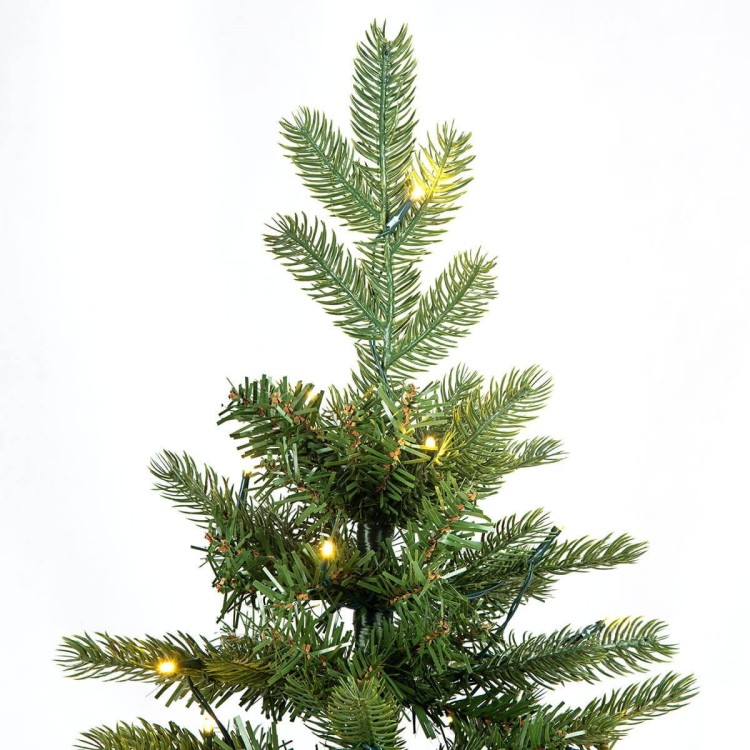 Sztuczna mała choinka 90 cm z lampkami LED