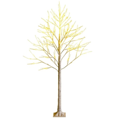 Drzewko lampka 180 cm imitacja brzozy ze światełkami LED