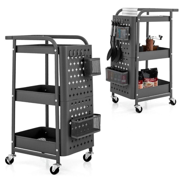 Wielofunkcyjny wózek kuchenny Organizer 52 x 33 x 75 cm