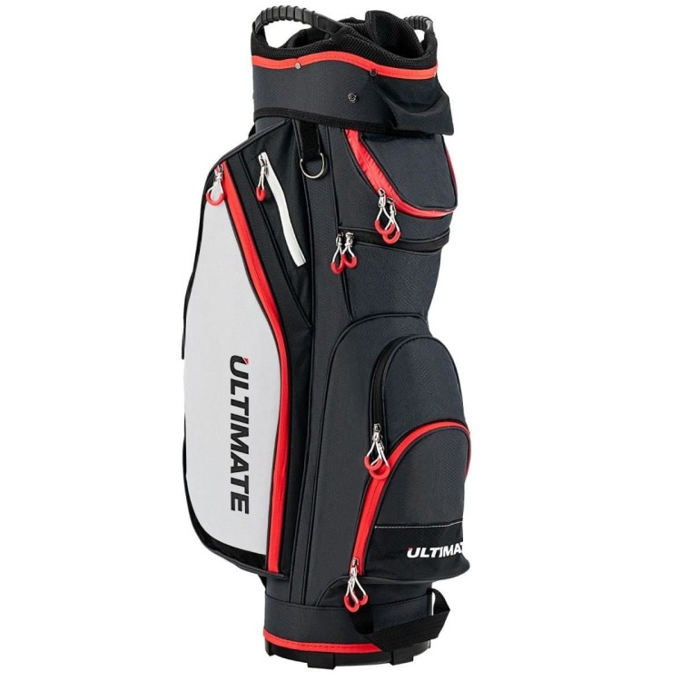 Torba golfowa z zapinanymi na zamek przegródkami i kieszonką termoizolacyjną