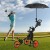 3-kołowy składany wózek golfowy z regulowanym uchwytem