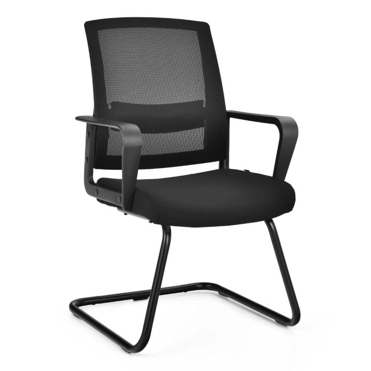Ergonomiczny fotel biurowy na płozach zestaw Costway