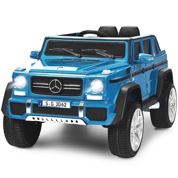 Samochód dla dzieci Mercedes Benz Maybach G650-S  z oświetleniem LED Niebieski