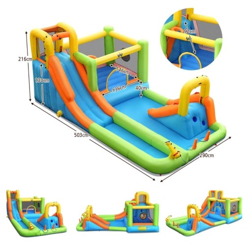 Park wodny z podwójną zjeżdżalnią