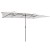Dwustronny parasol ogrodowy z wentylowanym dachem 426 x 265 x 260 cm beżowy