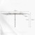 Dwustronny parasol ogrodowy z wentylowanym dachem 426 x 265 x 260 cm beżowy