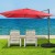 Parasol tarasowy 3m z obrotem 360° bordowy