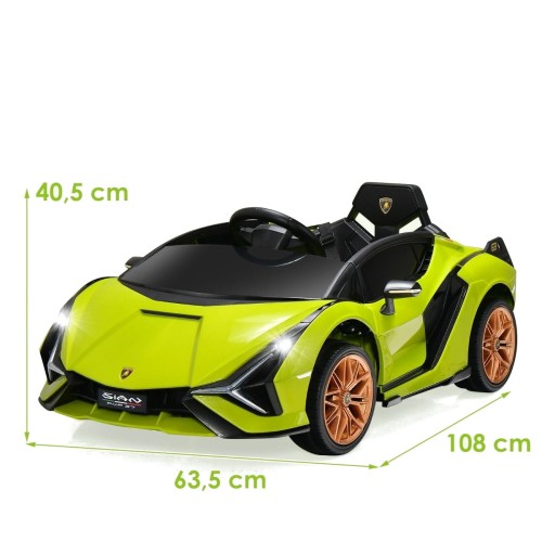 Samochód elektryczny Lamborghini Sián dla dzieci z światłami LED