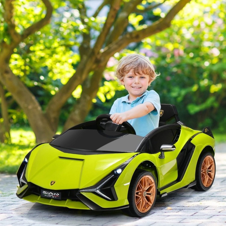 Samochód elektryczny Lamborghini Sián dla dzieci z światłami LED
