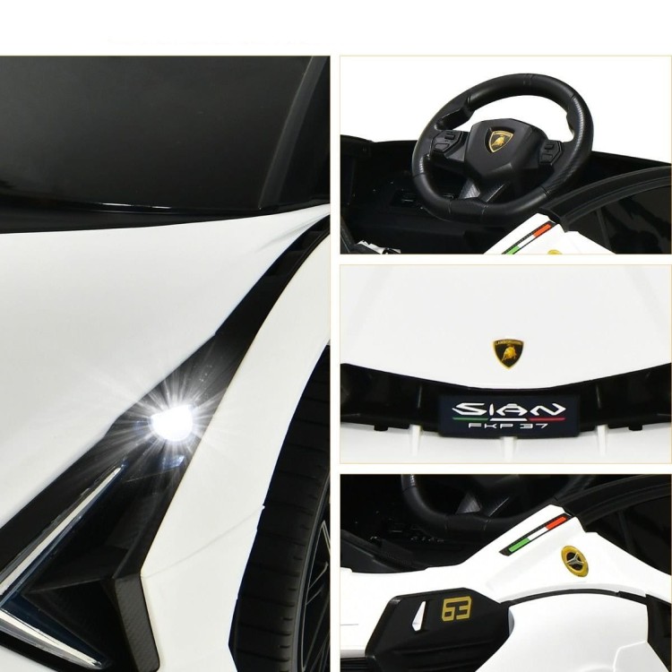Samochód elektryczny Lamborghini Sián dla dzieci z światłami LED