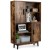 Drewniany kredens z 4 poziomami 80 x 24 x 119,5 cm