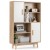 Drewniany kredens z 4 poziomami 80 x 24 x 119,5 cm