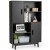 Drewniany kredens z 4 poziomami 80 x 24 x 119,5 cm
