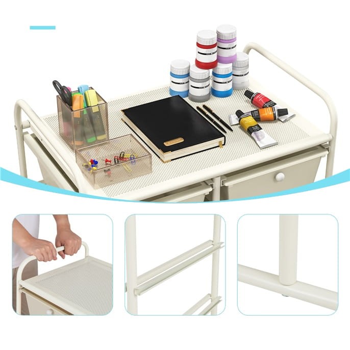 Organizer do biura 10 szuflad biały JV11073WH