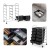 Organizer do biura 10 szuflad czarny JV11073BK