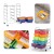 Organizer do biura 10 szuflad kolory tęczy JV11073RB