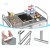 Organizer do biura 10 szuflad przezroczysty JV11073CL