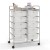 Organizer do biura 10 szuflad przezroczysty JV11073CL