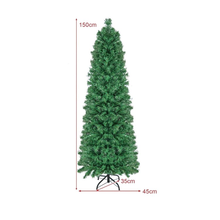 Sztuczna choinka 150 cm z oświetleniem CM24031DE