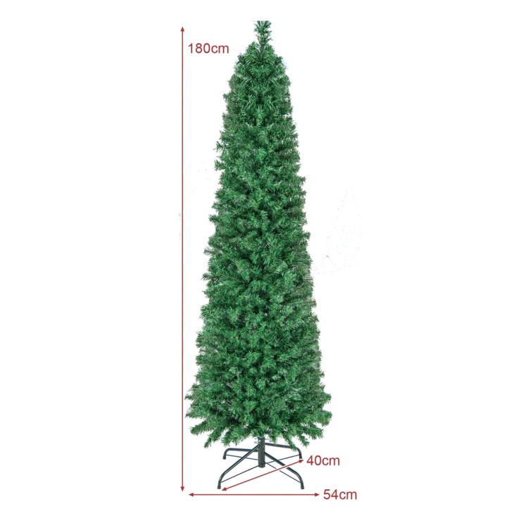 Sztuczna choinka 180 cm z oświetleniem CM24032DE