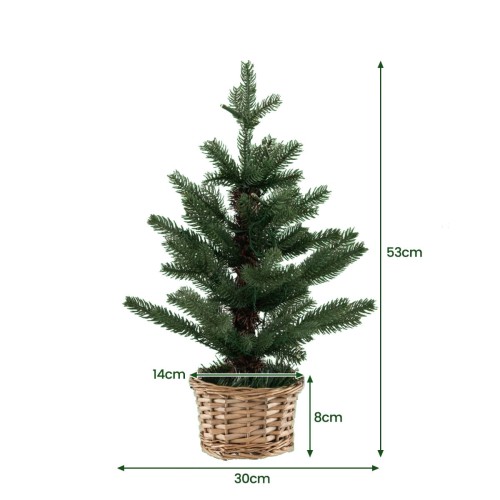 Sztuczna mini choinka LED 53 cm CM24553