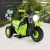 Motocykl elektryczny dla dzieci z efektem bąbelków zielony TQ10165DE-GN
