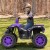 Elektryczny quad ATV dla dzieci z akumulatorem i światłami LED fioletowy TY327798DE-ZS