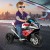 Motocykl elektryczny dla dzieci trójkołowy czerwony TQ10106DE-RE