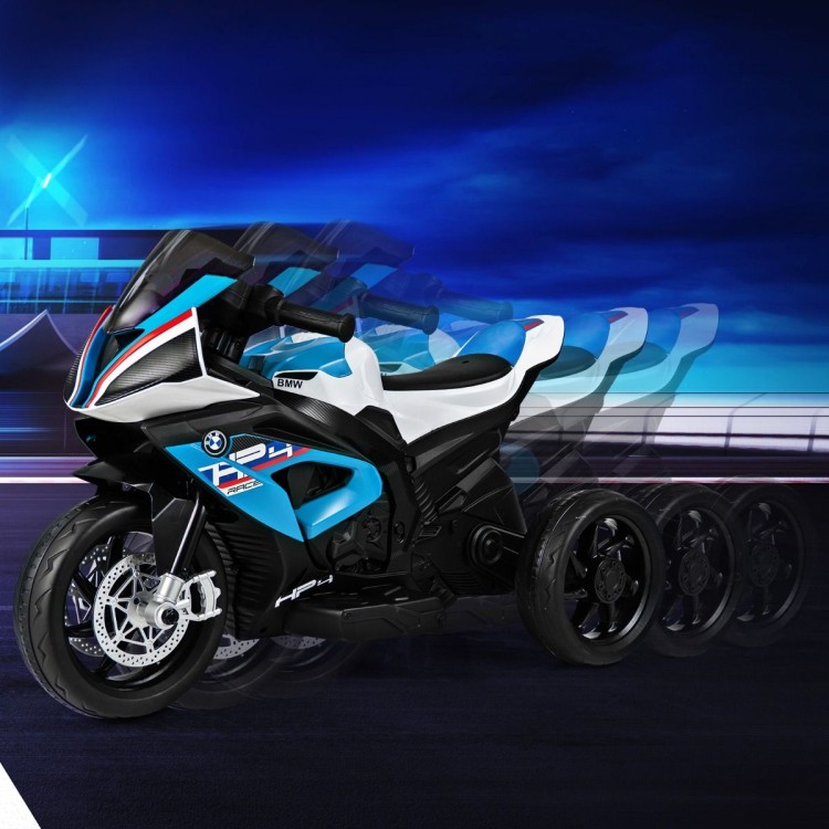 Motocykl elektryczny dla dzieci trójkołowy niebieski TQ10106DE-BL