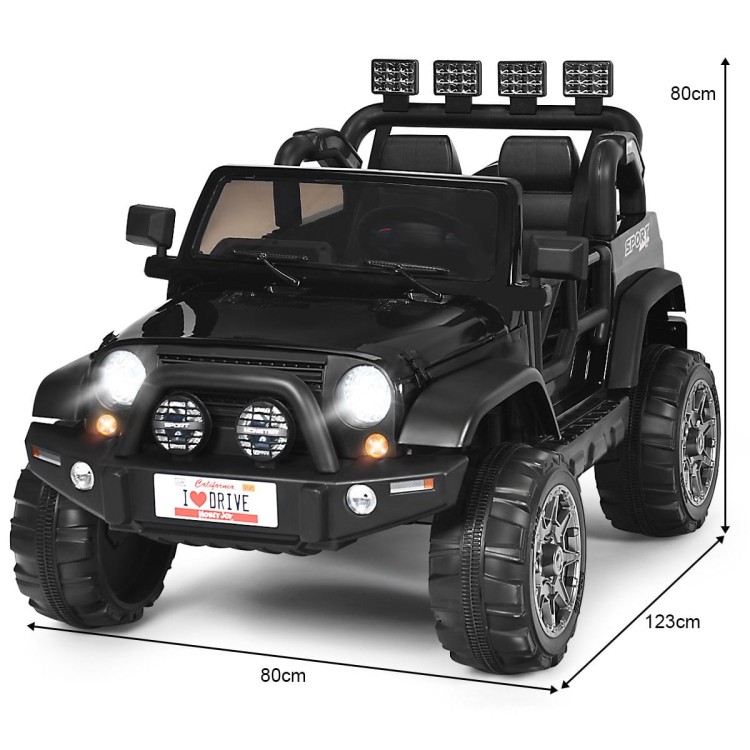 Samochód elektryczny SUV dla dzieci czarny