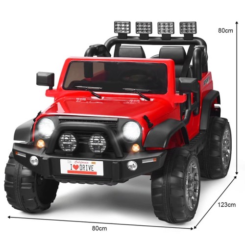 Samochód elektryczny SUV dla dzieci czerwony