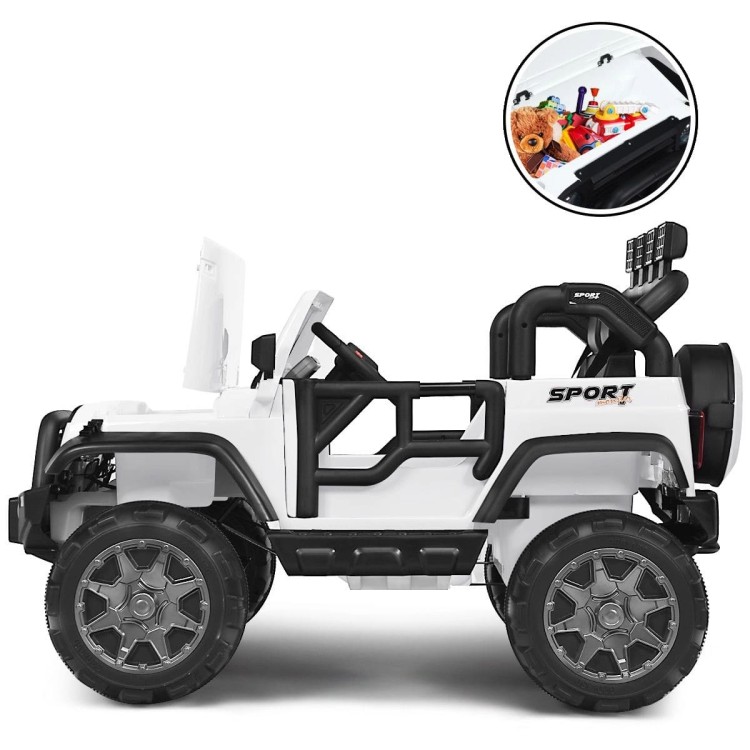 Samochód elektryczny SUV dla dzieci biały