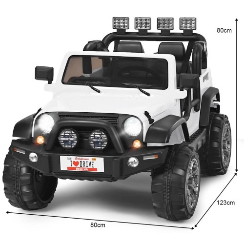 Samochód elektryczny SUV dla dzieci biały