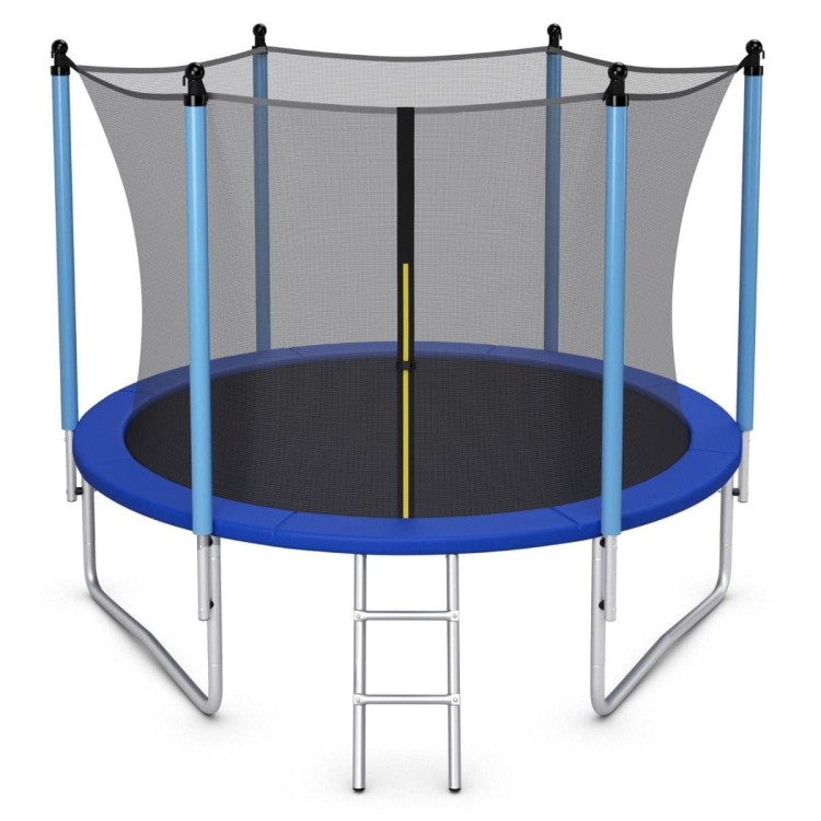 Trampolina ogrodowa 244 cm z siatką wewnętrzną