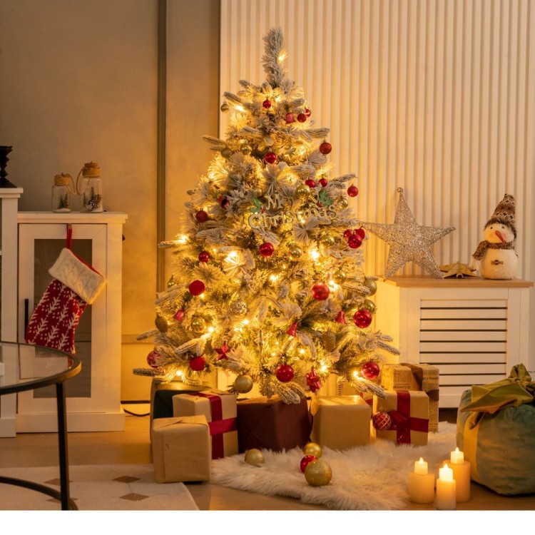 Sztuczna choinka 136 cm ze światełkami LED