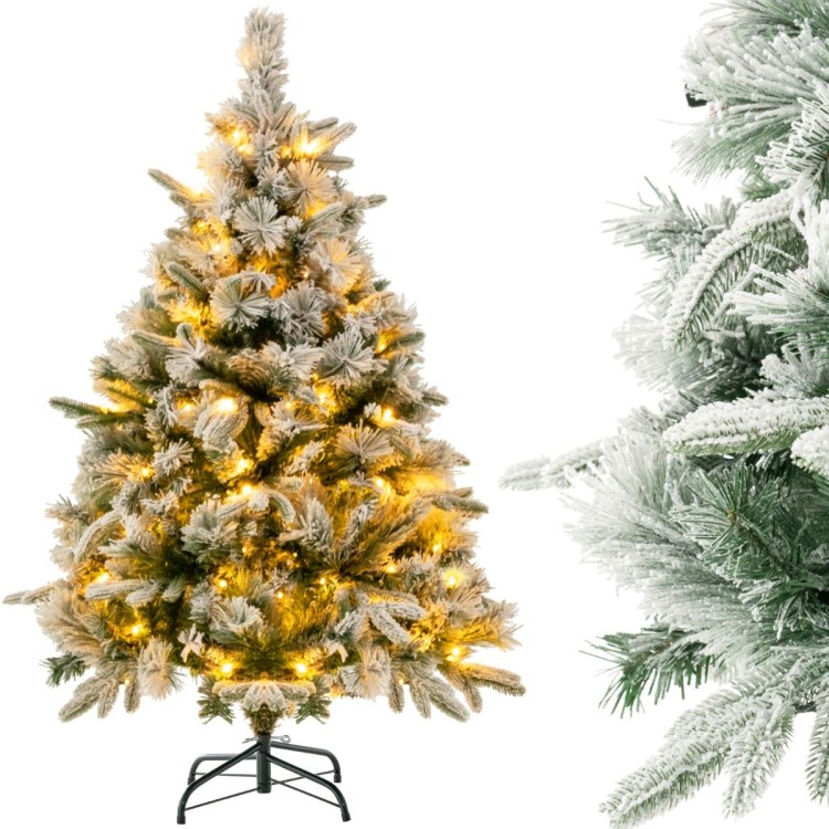 Sztuczna choinka 136 cm ze światełkami LED